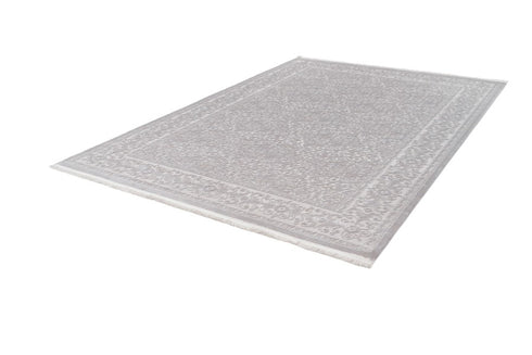 Pierre Cardin - Vendome 701 Luxury Silver Rug with Floral Design - ADORE RUGS and FLOORING